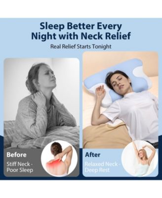 Ergonomic Cervical Memory Foam Pillow – Contour Neck Support for Pain Relief & Better Sleep