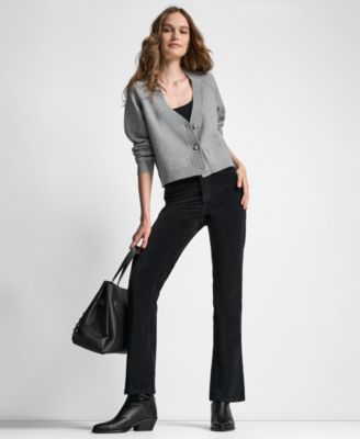 Women's Fashioned Raglan Long-Sleeve Cardigan Sweater