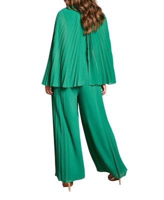 Women's Pleat Wide Leg Jumpsuit