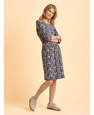 Women's Freya 3/4 Sleeve Round Neck Dress