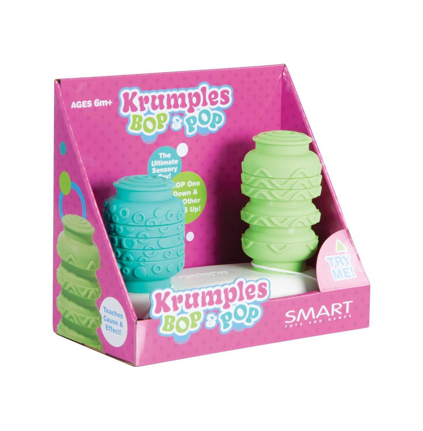 Детская игрушка Smart Toys & Games Krumples Bop & Pop Sensory Fidget Toy, Ages 6 Months+, цвет: Assorted Pre-Pack — фото 5