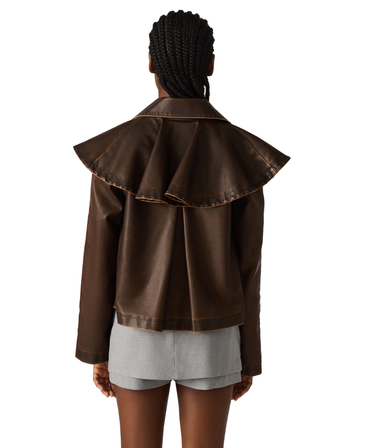 Steve Madden Women's Varvara Long-sleeve Jacket In Brown