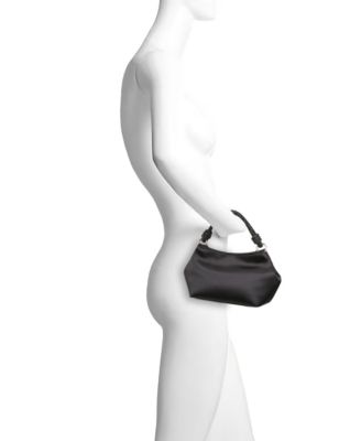 Noelle Crystal Handle Satin Pouch