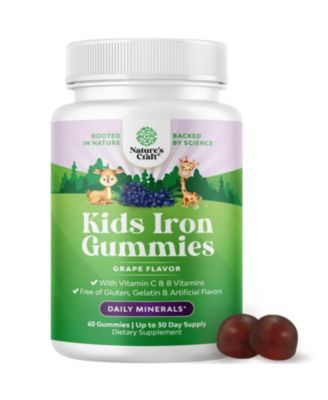 Super Iron Gummies (Kids), Grape Flavor, 60ct