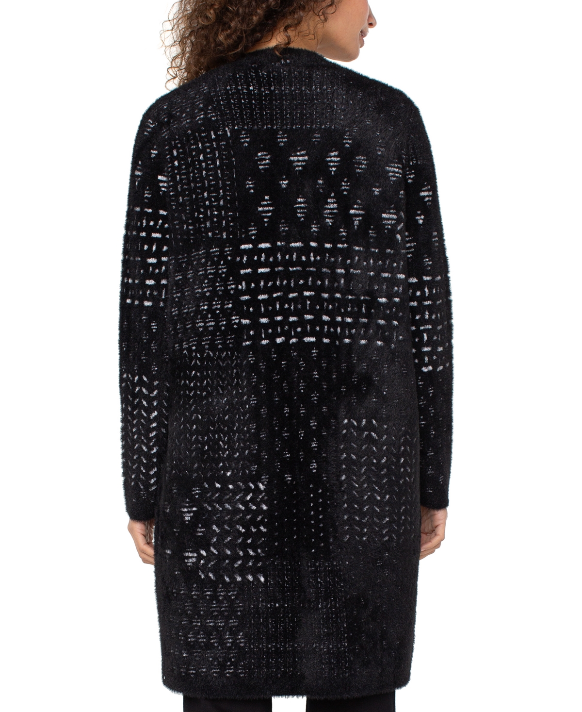 Liverpool Los Angeles Women's Long-Sleeve Open Front Sweater Coat