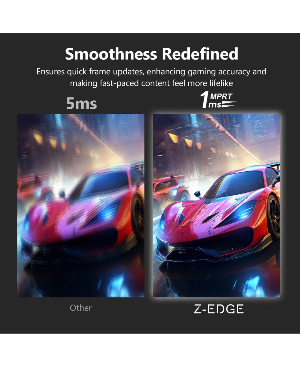 Z-edge S274K 27 inch 4K Uhd 3840 x 2160 120Hz 1ms Ips Gaming Monitor