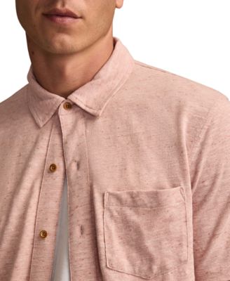 Men's Short-Sleeve Linen Shirt