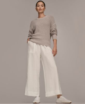 Women's Open Stitch Crewneck Sweater