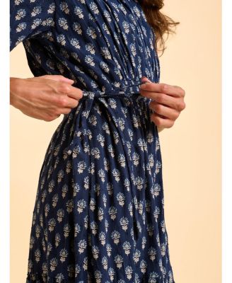 Women's Alpine 3/4 Sleeve Drawstring Waist Dress