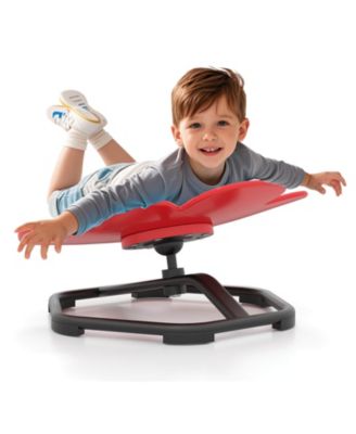 Kids Sensory Swivel Chair with Non-Slip Metal Base for Autistic Indoor Outdoor