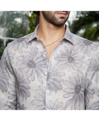 Men's Coin Grey Gloomy Daisy Shirt