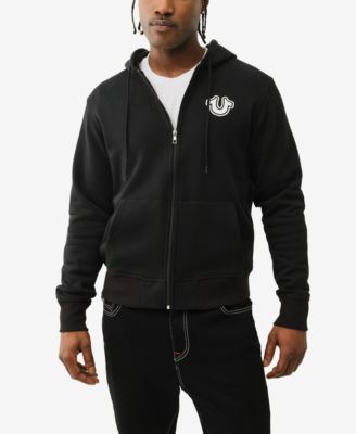 True Religion Men's Core Zip-Front Logo Hoodie - Macy's