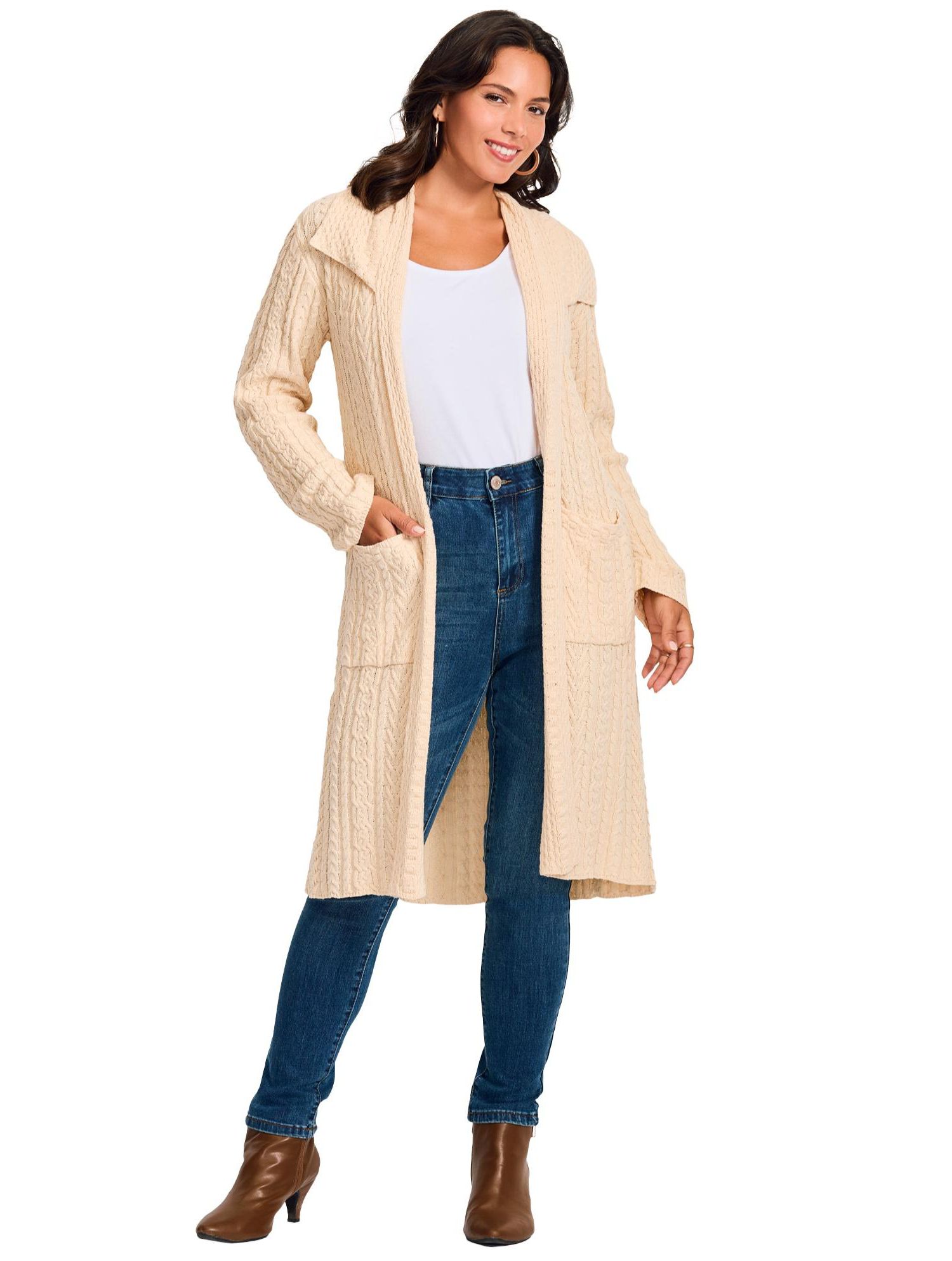 Women's Cable Cardigan
