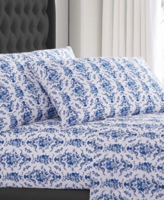 ELLE D&eacute;cor Printed 4-Pc. Sheet Set, Twin