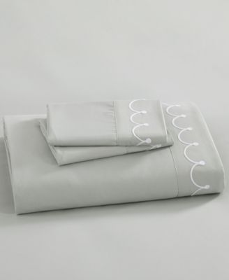 Embroidered 4-Pc. Sheet Set, King