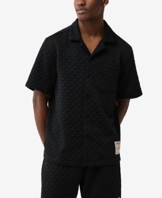 True Religion - Men's Checkered Camp Collar Shirt