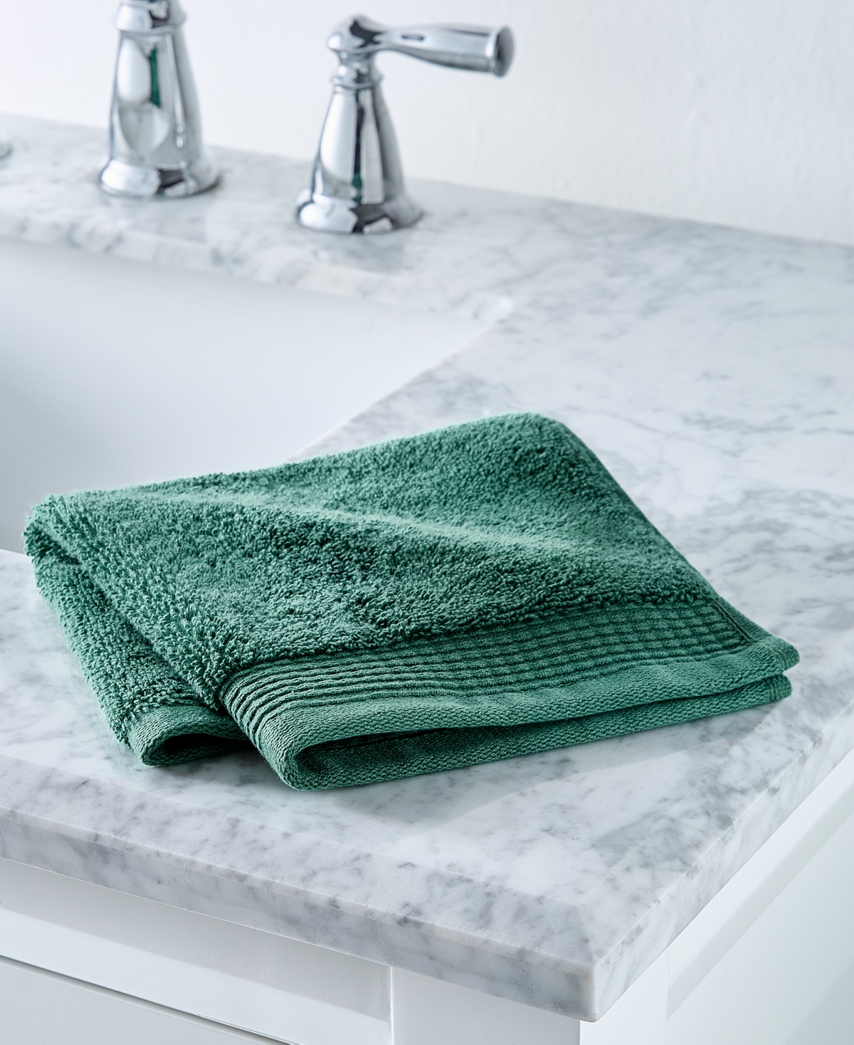 Charter Club Signature Washcloth, 13" x 13", Exclusively at Macy's