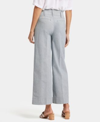 Women's Mona Wide Leg Trouser Ankle Jeans