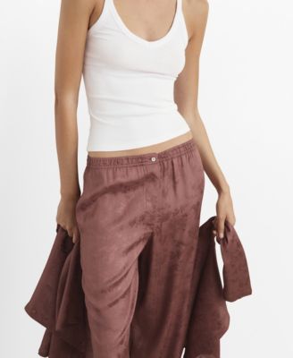 Women's Jacquard Satin Pajama Pants