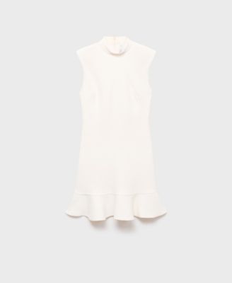 Women's Ruffled High-Neck Dress