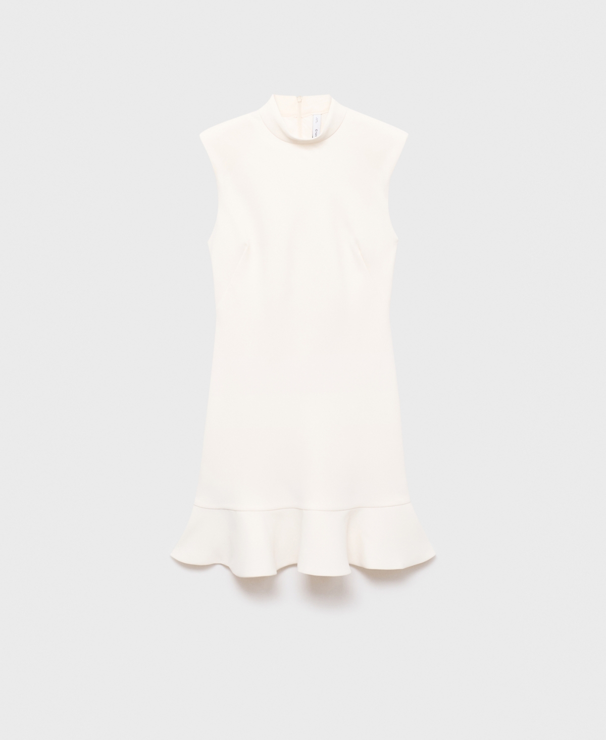Mango Women's Ruffled High-Neck Dress