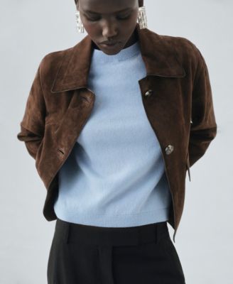 Women's Selection Short-Sleeved Wool Sweater