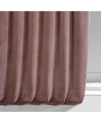 Rosehip Signature Plush Velvet Hotel Blackout Curtain