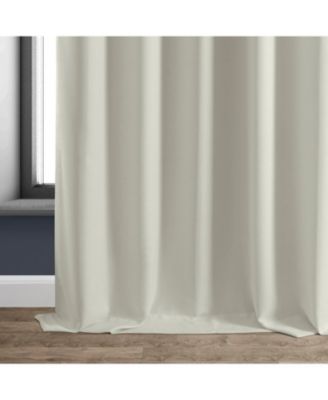 Faux Linen Hotel Blackout Curtain