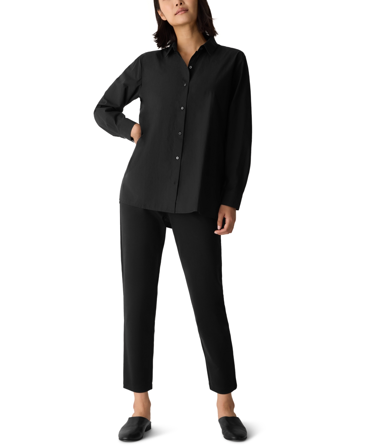 Eileen Fisher Women's High-Waist Ankle Length Pants