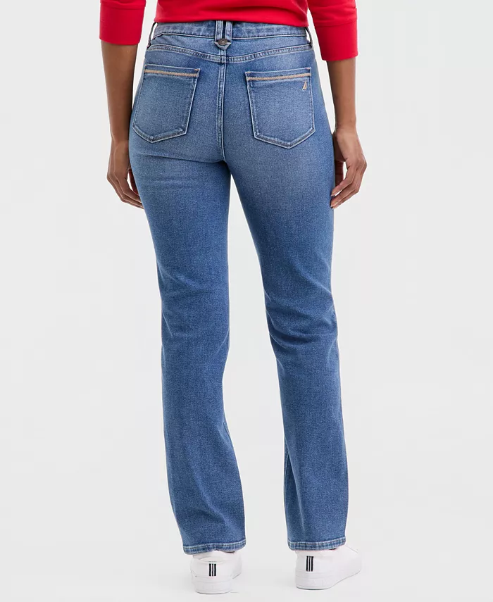 Women's Mid-Rise Bay Straight Jeans - thumbnail 4