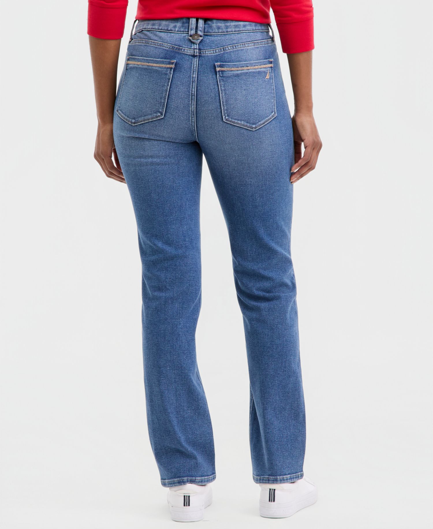 Women's Mid-Rise Bay Straight Jeans