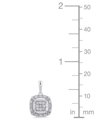 2-Piece Diamond Earrings and Pendant Necklace Set (1/4 ct. t.w.) in Sterling Silver