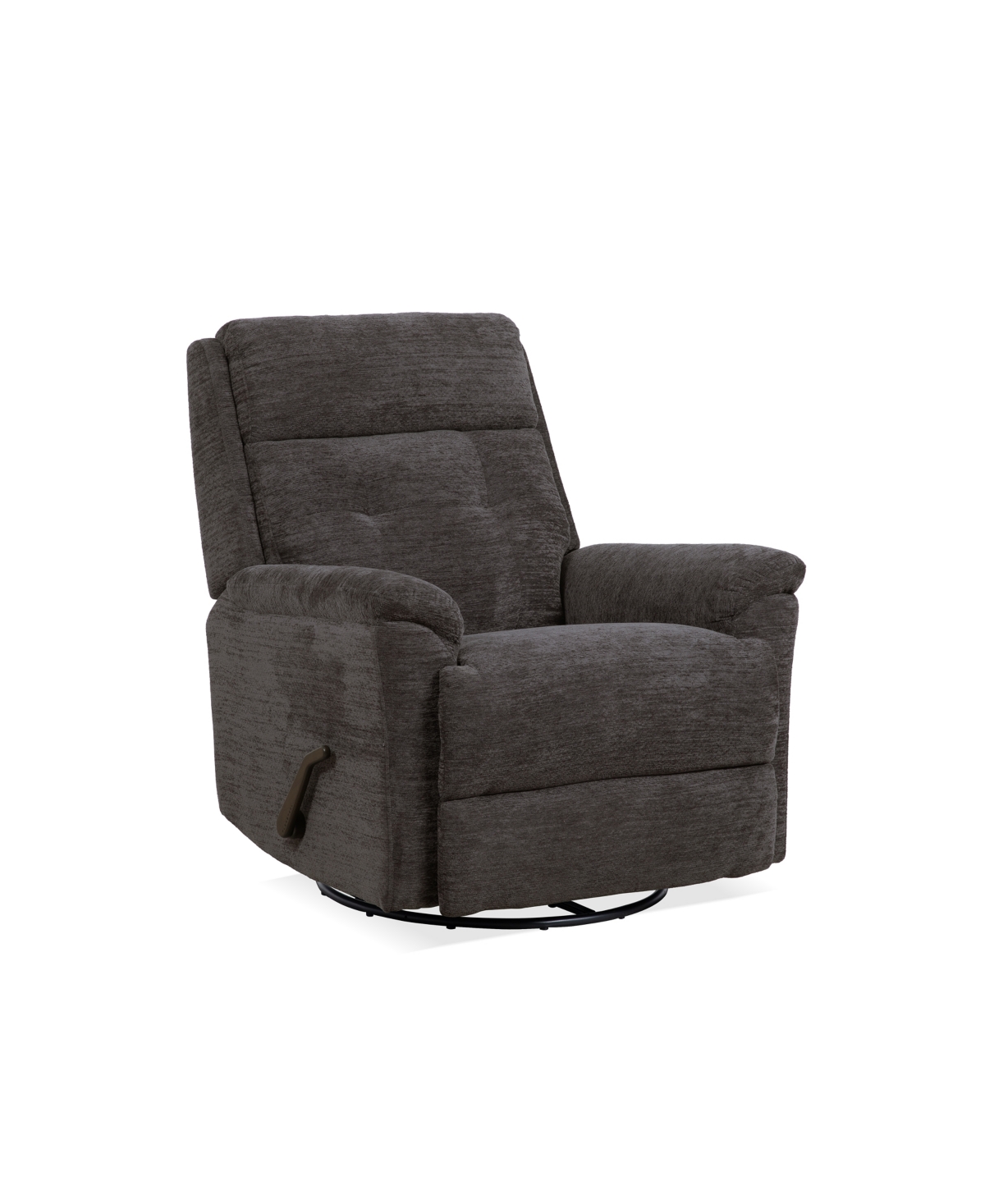Flexsteel 38" Sophia Swivel Gliding Recliner In Gray