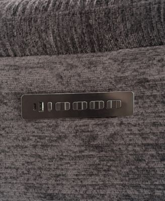 38" Sophia Power Swivel Gliding Recliner with Power Headrest Lumbar