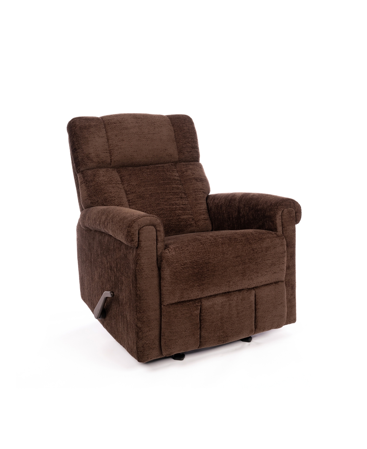 Flexsteel 34" Clint Gliding Recliner In Brown