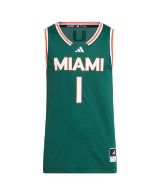 Big Boys and Girls Green Miami Hurricanes Replica Swingman Jersey