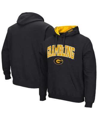 Colosseum - Men's Black Grambling Tigers Arch Logo 3.0 Pullover Hoodie