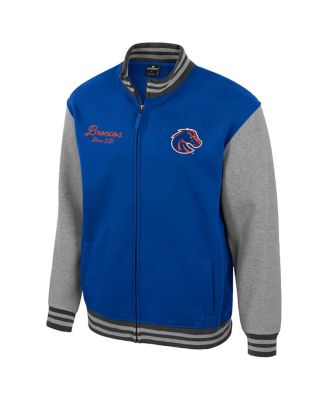Men's Royal Boise State Broncos Ambi-Turner Full-Zip Varsity Jacket