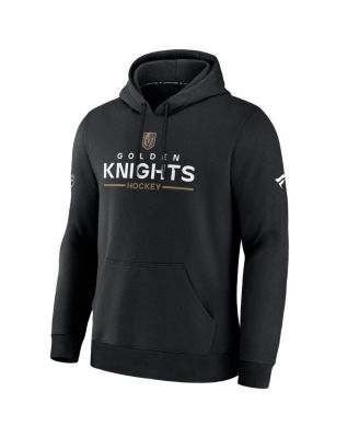 Men's Black Vegas Golden Knights Authentic Pro Primary Hoodie