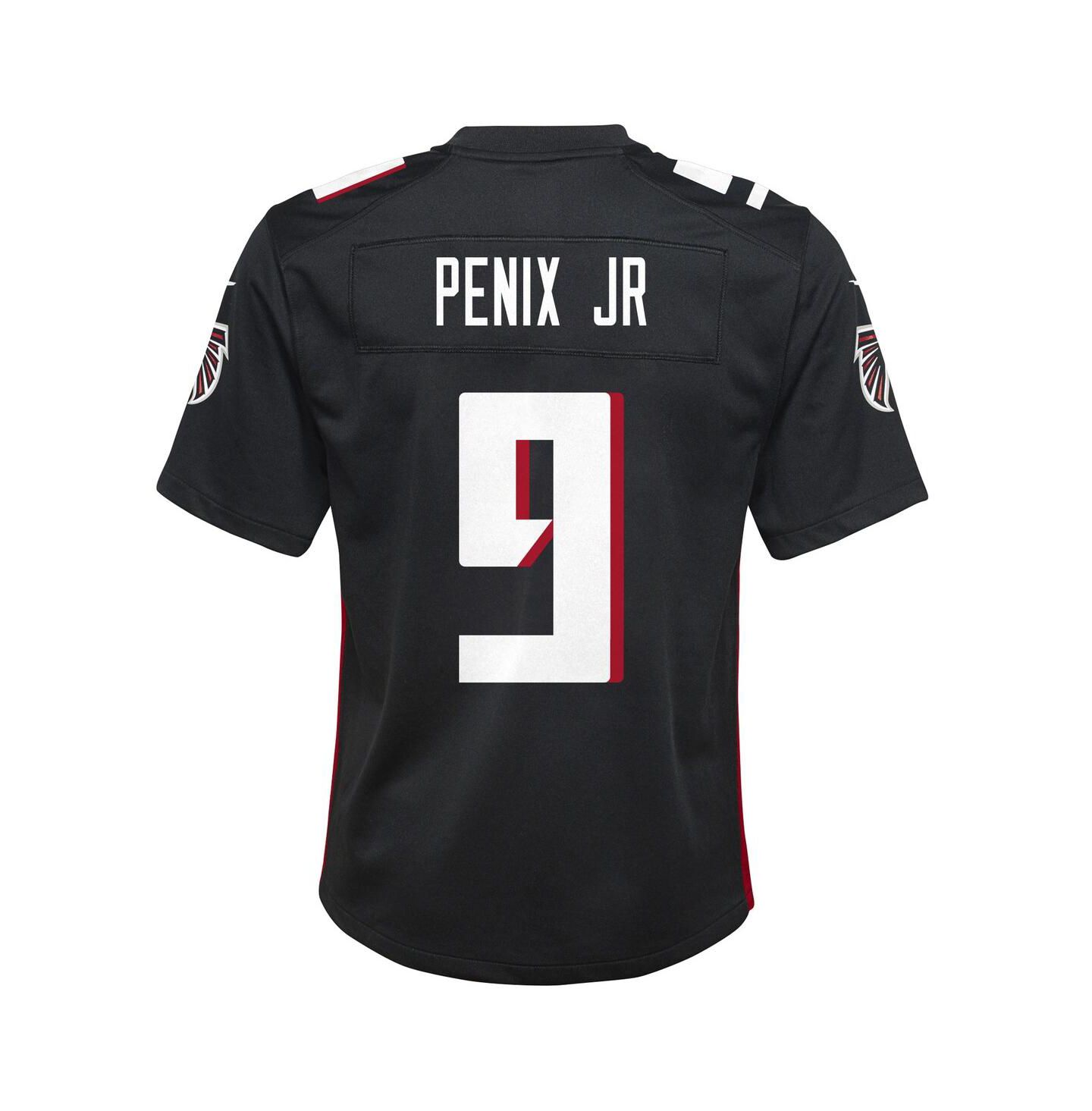 Детский топ Nike Michael Penix Jr. Black Atlanta Falcons Team Game Jersey — фото 3
