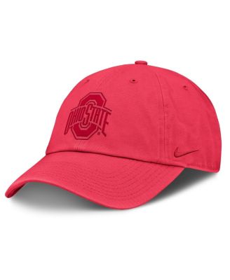 Nike - Men's Scarlet Ohio State Buckeyes Club Campus Adjustable Hat