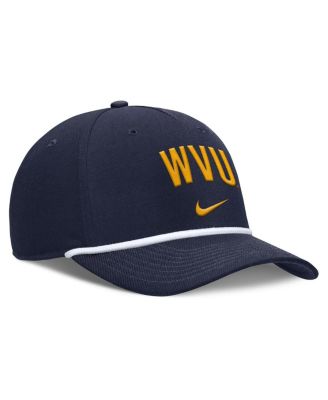 Men's Navy West Virginia Mountaineers Rise Campus Adjustable Hat