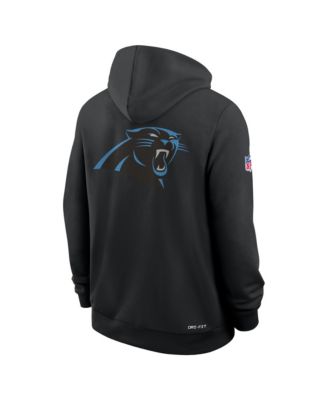 Men's Black Carolina Panthers Sideline Standard Issue Utility Player Dri-FIT Full-Zip Hoodie