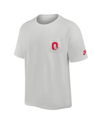 Men's Gray Ohio State Buckeyes Legacy 2-Hit Max90 Pocket T-Shirt