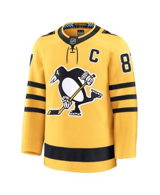 Men's Sidney Crosby Gold Pittsburgh Penguins Alternate Premium Player Jersey