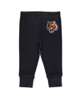 Baby Boys and Girls Newborn 3-Piece Cincinnati Bengals Turn Me Around Bodysuits and Pant Set