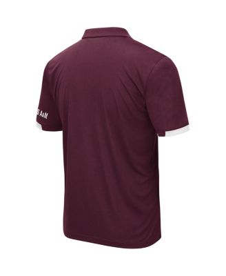 Men's Maroon Texas A&M Aggies Big Tall Santry Polo Shirt