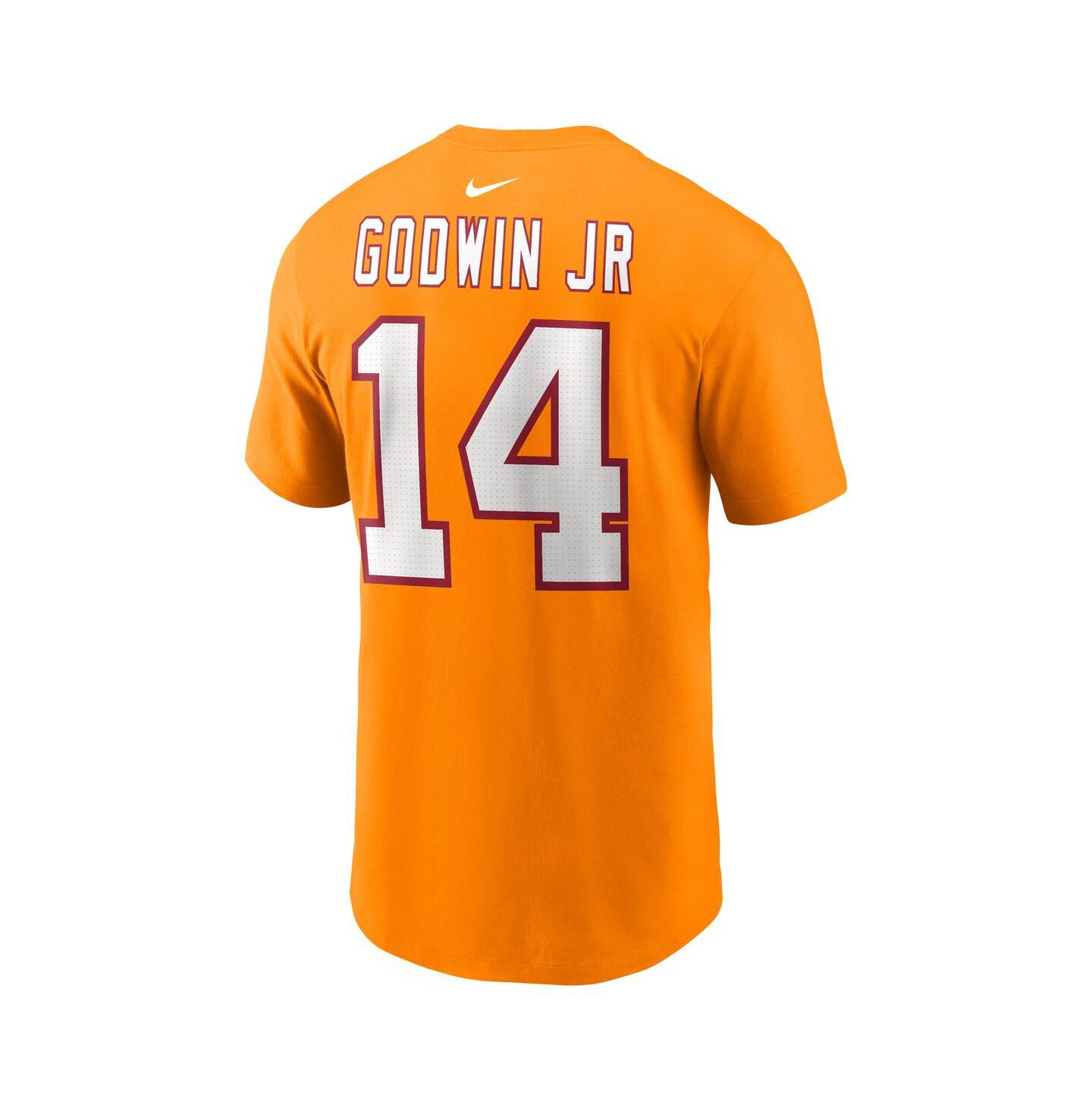 Мужская футболка Nike Chris Godwin Jr. Orange Tampa Bay Buccaneers Player Name & Number — фото 2