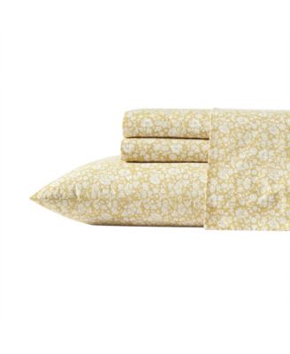 300 Thread Count Cotton Sateen 4-Pc. Sheet Set, Queen