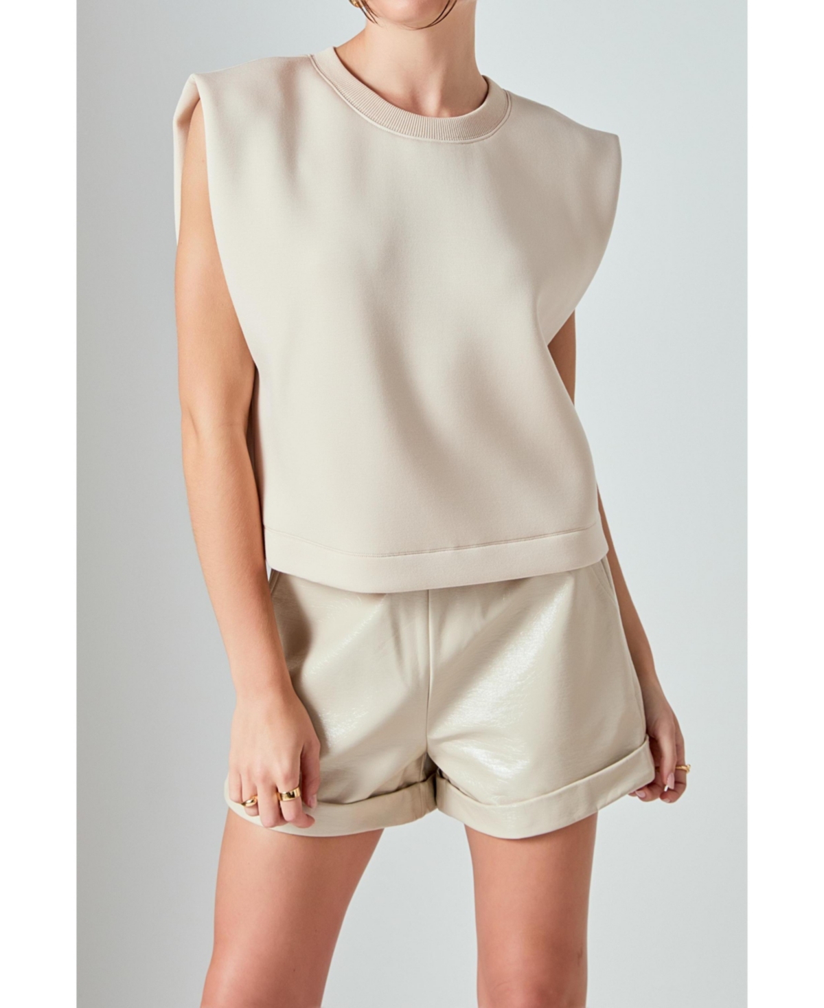 Grey Lab Women's Soft Basic Top